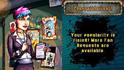 NPC interactions in 'Guitar Hero On Tour: Modern Hits' NPC interactions in 'Guitar Hero On Tour: Modern Hits'