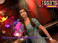 Miley dancing in 'Walt Disney Pictures Presents Hannah Montana The Movie'