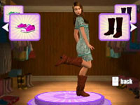 Customizing Miley's look in 'Walt Disney Pictures Presents Hannah Montana The Movie'