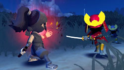 Suzume using kuji magic in 'Mini Ninjas' Suzume using kuji magic in 'Mini Ninjas'