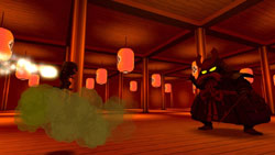 Hiro taking on a huge boss in 'Mini Ninjas' Hiro taking on a huge boss in 'Mini Ninjas'