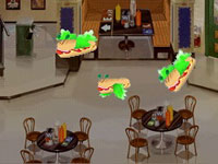 Mini-game in the Sub Shop in 'Wizards of Waverly Place'