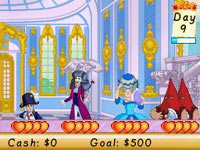 Demanding customers from various time periods in history Cake Mania 3