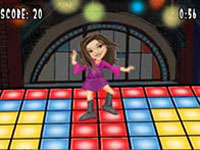 Carly on the dance floor in 'iCarly' for DS / DSi