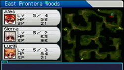 Multiplayer screen from Ragnarok DS