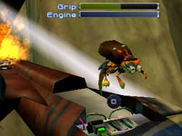 Daxter doing some 3D platforming Jak and Daxter: The Lost Frontier