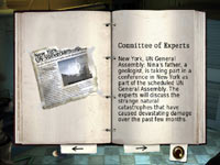 In-game diary tool from Secret Files 2: Puritas Cordis