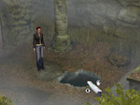 Using the Wii Remote to dig a hole in Secret Files 2: Puritas Cordis