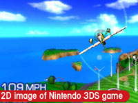 Plane flight from Pilotwings Resort