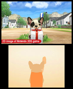 Your French Bulldog has a present for you in Nintendogs + Cats: French Bulldog and New Friends Your French Bulldog has a present for you in Nintendogs + Cats: French Bulldog and New Friends
