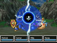 Using magic in Dragon Quest VI: Realms of Revelation