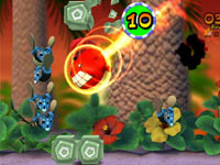Additional game character wracking up points in FlingSmash