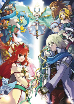 Key game art and characters of Hexyz Force