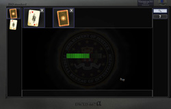 Using FBI evidence analysis tool in Art of Murder: Cards of Destiny