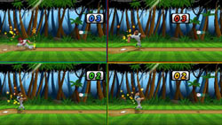 4-player split-screen multiplayer in 'Baseball Blast!'