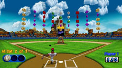 A homerun derby like mini-game in 'Baseball Blast!'