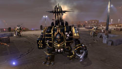 Facing a hulking enemy faction unit in Warhammer 40,000: Dawn of War II: Chaos Rising