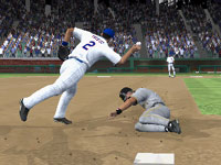 Turning a double play at second in MLB 10: The Show Turning a double play at second in MLB 10: The Show