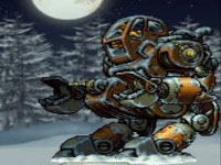 The Slug Gigantus weaponized vehicle from Metal Slug XX