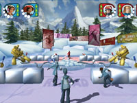 Multiplayer Snowball fighting in Winter Blast: 9 Snow & Ice Games
