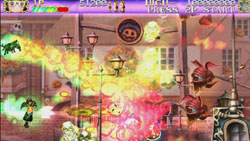 Online co-op play mode screenshot from Deathsmiles