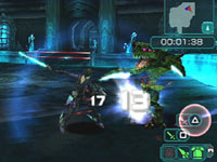 Sword stroke highlighting PSP controls in Phantasy Star Portable 2