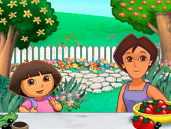 Missing ingredient game that builds pattern recognition skills from Dora's Cooking Club
