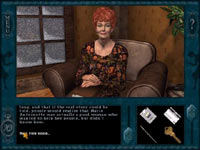 NPC character interaction from Nancy Drew: Treasure in a Royal Tower