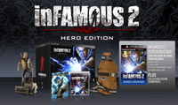 Contents of the inFAMOUS 2 Hero Edition