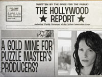 In-game newspaper from James Noirs Hollywood Crimes