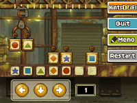 A puzzle screen from Professor Layton and the Last Specter