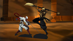 Screenshot from Shinobi for Nintendo 3DS