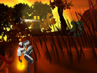 Screenshot from Shinobi for Nintendo 3DS