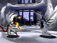 Screenshot from Shinobi for Nintendo 3DS