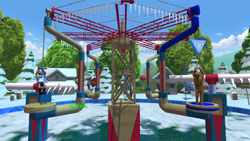 Multiplayer screen from Wipeout 2