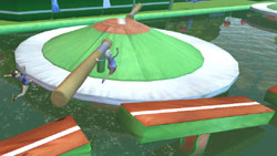 A spinning obstacle from Wipeout 2