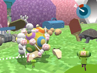 Wacky ping-pong action in Touch My Katamari
