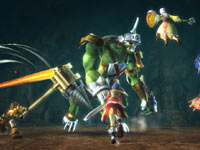 A 4-player co-op screenshot from Ragnarok Odyssey