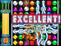 Flame and Lightning power gems in Bejeweled Twist