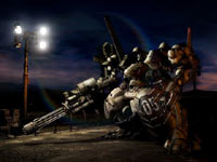 A small mech on duty in Armored Core V