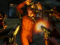 A Darkling minion attacking an enemy in The Darkness II