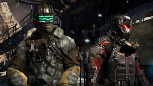 Isaac Clarke and John Carver in Dead Space 3