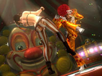 Leifang feeling the Muay Thai kick of Zack in Dead or Alive 5