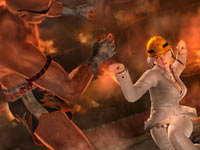 Christie demonstrating the power of the Snake Hands technique in Dead or Alive 5