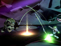 Enoch using one of his holy weapons against an enemy in El Shaddai: Ascension of the Metatron Enoch using one of his holy weapons against an enemy in El Shaddai: Ascension of the Metatron