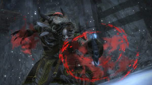 A Charr necromancer from Guild Wars 2