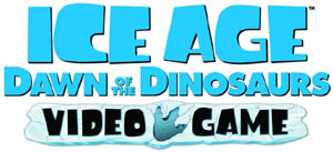 'Ice Age: Dawn of the Dinosaurs' Video Game logo 'Ice Age: Dawn of the Dinosaurs' Video Game logo