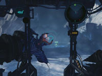 An example of the first-person combat view option from Lost Planet 3