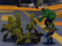 Hulk and Wolverine in Marvel Super Hero Squad