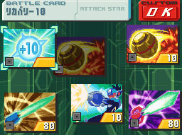Battle Card from 'Mega Man Star Force: Red Joker'